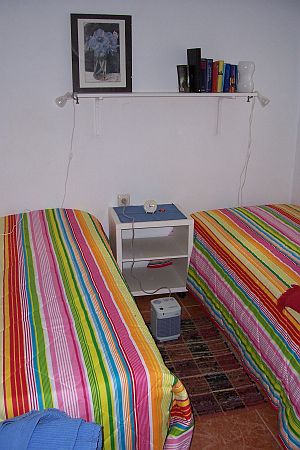 Das Einzelbett-Schlafzimmer